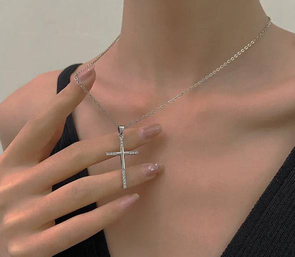 Diamond Cross Pendant Necklace | Timeless Men’s Statement Piece