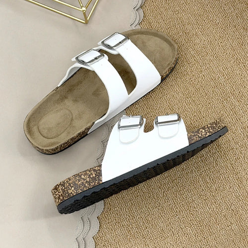 Classic Double Strap Cork Sandals