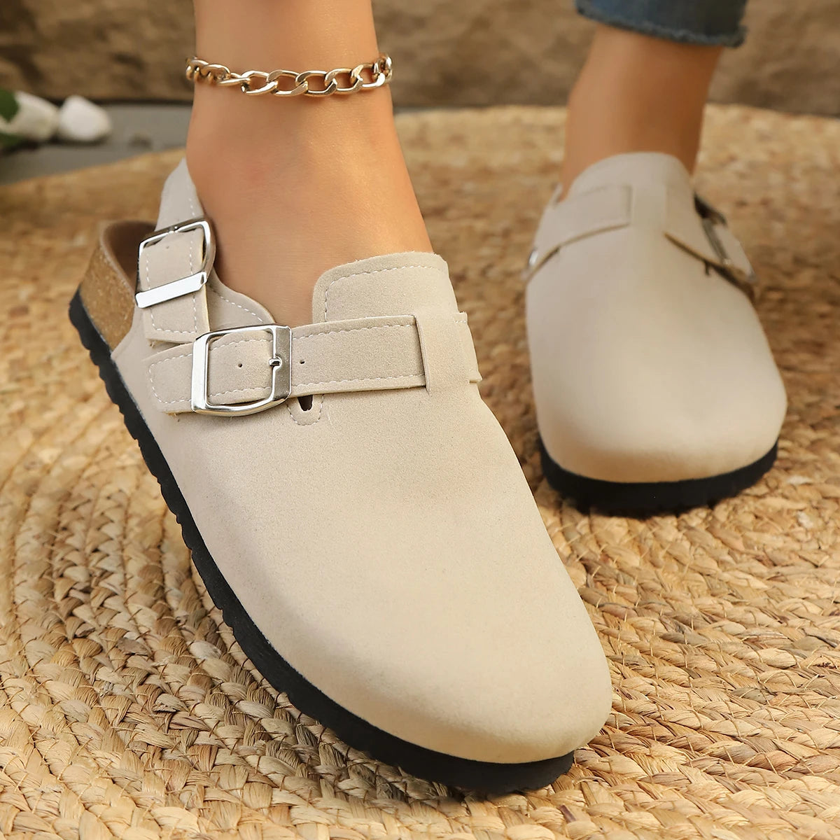 Classic Cork Antislip For Outdoor Slippers Boston Clogs