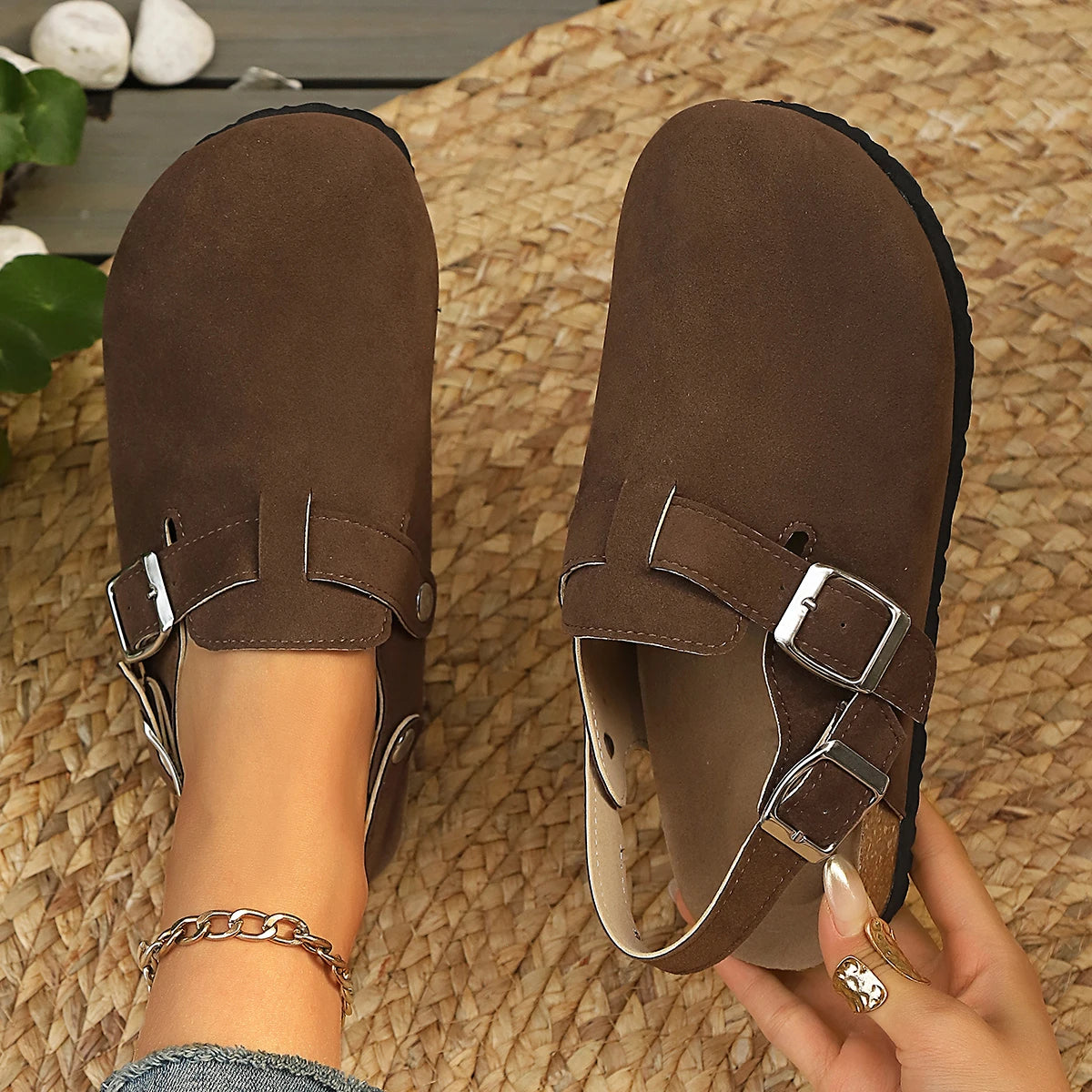 Classic Cork Antislip For Outdoor Slippers Boston Clogs